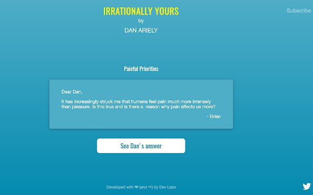 irrationally Yours from Chrome web store to be run with OffiDocs Chromium ອອນ​ໄລ​ນ​໌​
