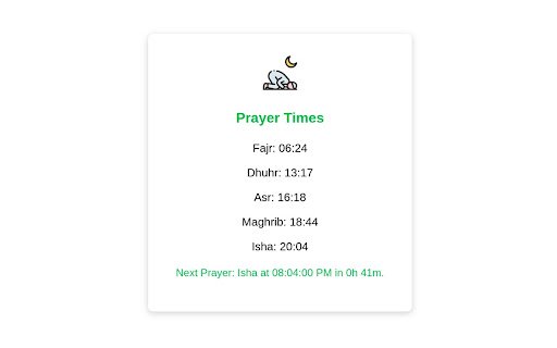 Islamic Reminders  from Chrome web store to be run with OffiDocs Chromium online