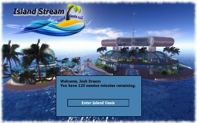 Island Stream Client uit de Chrome-webwinkel voor gebruik met OffiDocs Chromium online