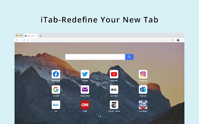 iTab dari toko web Chrome untuk dijalankan dengan OffiDocs Chromium online
