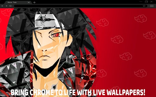 Itachi Uchiha Crystal Wrath Live Wallpaper  from Chrome web store to be run with OffiDocs Chromium online
