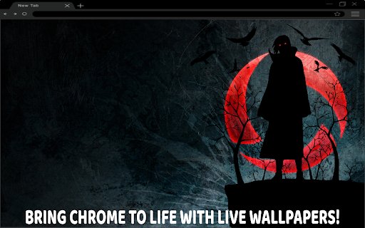 Itachi Uchiha Dark Raven Live Wallpaper  from Chrome web store to be run with OffiDocs Chromium online