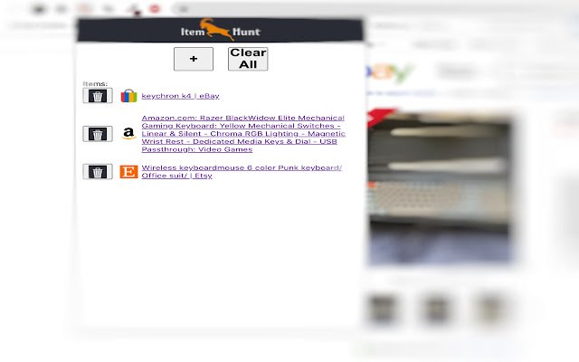 Item Hunt จาก Chrome เว็บสโตร์ที่จะรันด้วย OffiDocs Chromium ออนไลน์