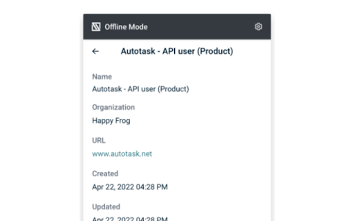 IT Glue Offline Mode  from Chrome web store to be run with OffiDocs Chromium online
