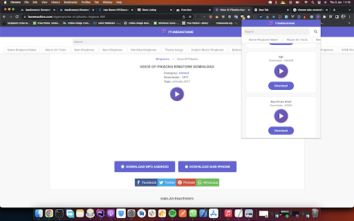 Itunemachine Ringtones  from Chrome web store to be run with OffiDocs Chromium online
