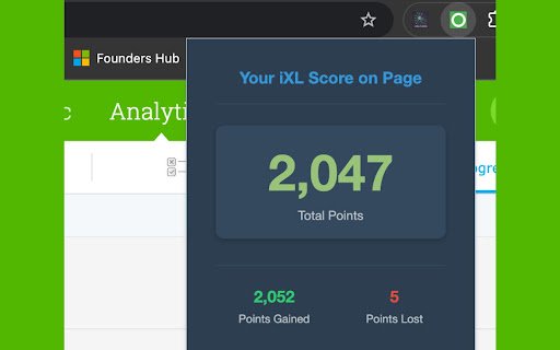 IXL Score  from Chrome web store to be run with OffiDocs Chromium online