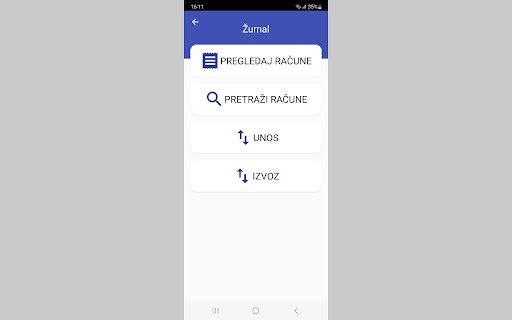 Izvoz žurnala u Excel  from Chrome web store to be run with OffiDocs Chromium online