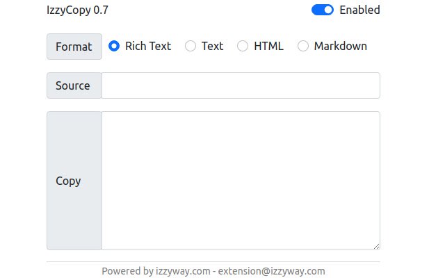 IzzyCopy  from Chrome web store to be run with OffiDocs Chromium online