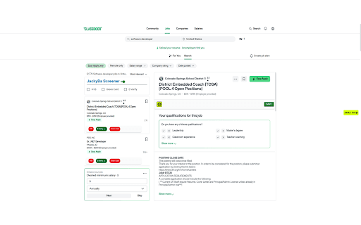 Jacky Ba H1B Job Finder: Sponsor Checker  Analyzer  from Chrome web store to be run with OffiDocs Chromium online