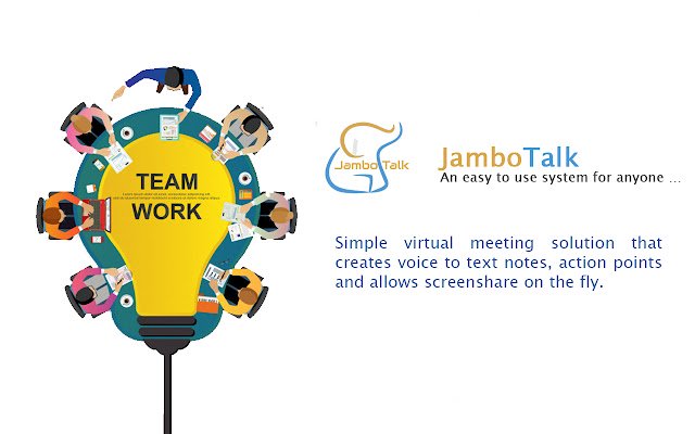 Jambo Talk Screenshare mula sa Chrome web store na tatakbo sa OffiDocs Chromium online