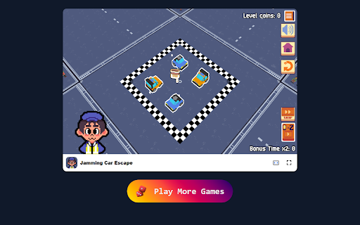 Jamming Car Escape Game Master Maneuvers and Dodge Obstacles!  from Chrome web store to be run with OffiDocs Chromium online