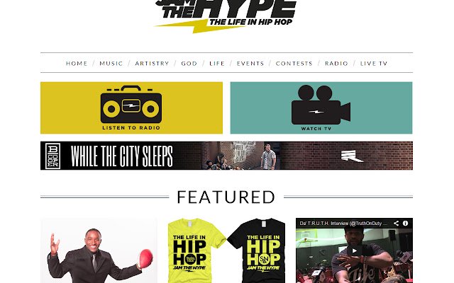 Jam The Hype aus dem Chrome-Webstore soll mit OffiDocs Chromium online ausgeführt werden