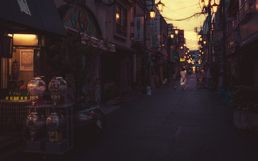 Japanese Street  from Chrome web store to be run with OffiDocs Chromium online