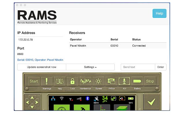 ক্রোম ওয়েব স্টোর থেকে JAVAD RAMS অনলাইনে OffiDocs Chromium এর সাথে চালানো হবে