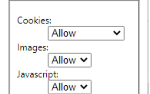 JD Content settings  from Chrome web store to be run with OffiDocs Chromium online