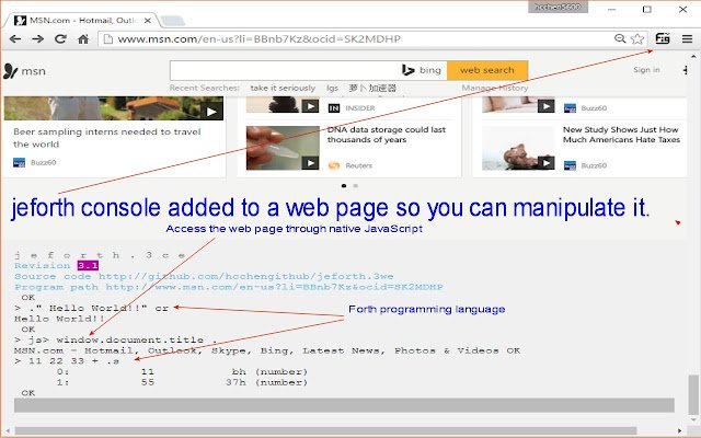jeforth.3ce з веб-магазину Chrome для запуску з OffiDocs Chromium онлайн
