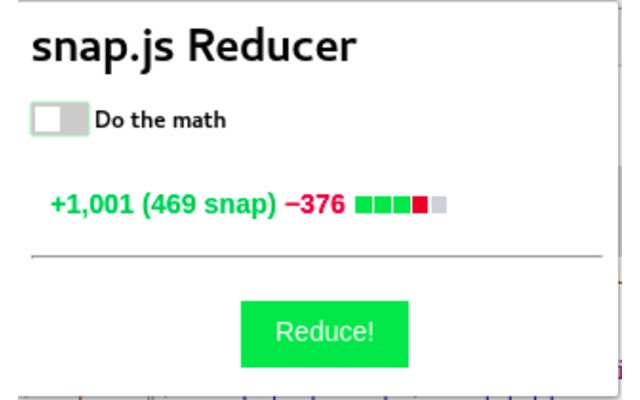 Jest Snapshot Reducer من متجر Chrome الإلكتروني ليتم تشغيله باستخدام OffiDocs Chromium عبر الإنترنت