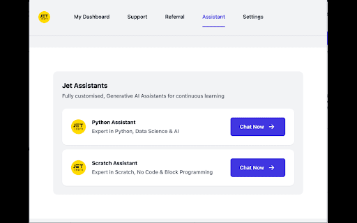 Jet Assistant  from Chrome web store to be run with OffiDocs Chromium online