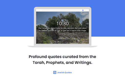 Jewish Quotes  from Chrome web store to be run with OffiDocs Chromium online
