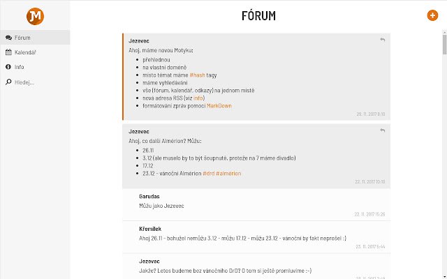 Jezevcova motyka  from Chrome web store to be run with OffiDocs Chromium online