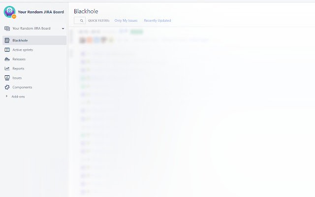 JIRA Backlog to Blackhole  from Chrome web store to be run with OffiDocs Chromium online