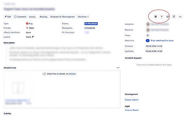 JIRA copy comment  from Chrome web store to be run with OffiDocs Chromium online