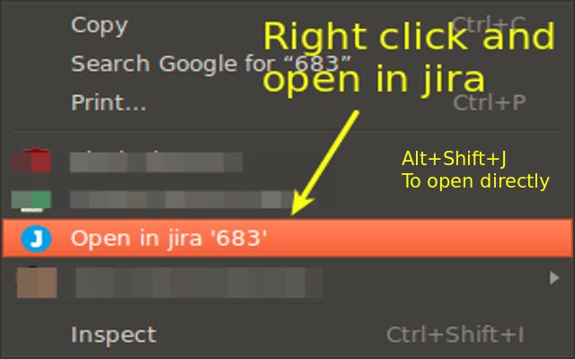 JIRA Issue Quick Open da Chrome Web Store para ser executado com o OffiDocs Chromium online