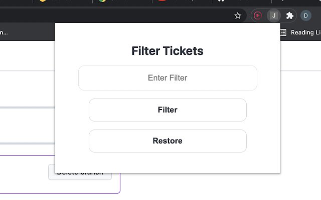 Jira Label Filter  from Chrome web store to be run with OffiDocs Chromium online