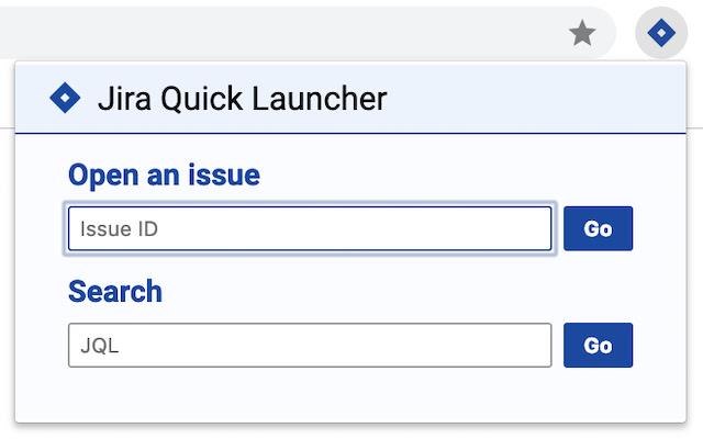 Jira Quick Launcher da Chrome Web Store para ser executado com OffiDocs Chromium online