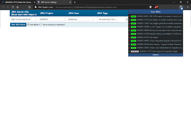 Chrome वेब स्टोर से JIRA क्विक लिंक्स को ऑनलाइन ऑफिस डॉक्स क्रोमियम के साथ चलाया जाएगा
