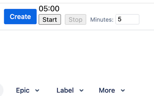 Jira Stand up Timer  from Chrome web store to be run with OffiDocs Chromium online