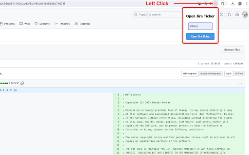 Jira Ticket Opener  from Chrome web store to be run with OffiDocs Chromium online
