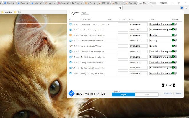 JIRA Time Tracker Plus  from Chrome web store to be run with OffiDocs Chromium online