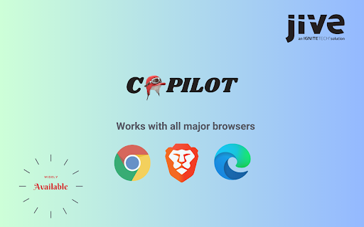 Jive Copilot  from Chrome web store to be run with OffiDocs Chromium online