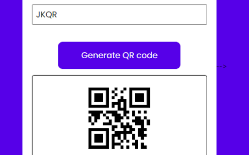 JKQR  from Chrome web store to be run with OffiDocs Chromium online