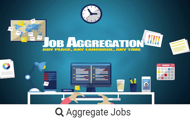 JobAggregation dal Chrome Web Store da eseguire con OffiDocs Chromium online