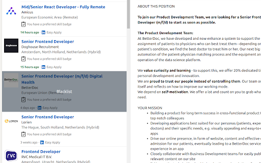 Job Hunter Assistant from Chrome web store to be run with OffiDocs Chromium online Job Hunter Assistant from Chrome web store to be run with OffiDocs Chromium online