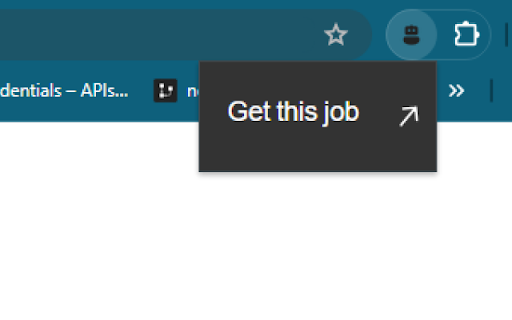 jobs bot  from Chrome web store to be run with OffiDocs Chromium online