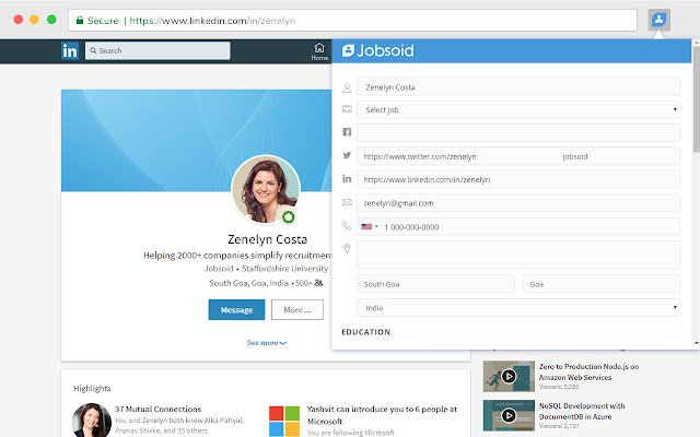 Jobsoid ຈາກ Chrome web store ທີ່ຈະດໍາເນີນການກັບ OffiDocs Chromium ອອນໄລນ໌