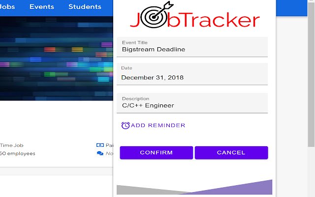JobTracker Extension  from Chrome web store to be run with OffiDocs Chromium online