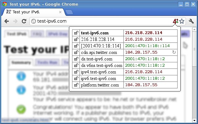 JoeIPvFoo  from Chrome web store to be run with OffiDocs Chromium online