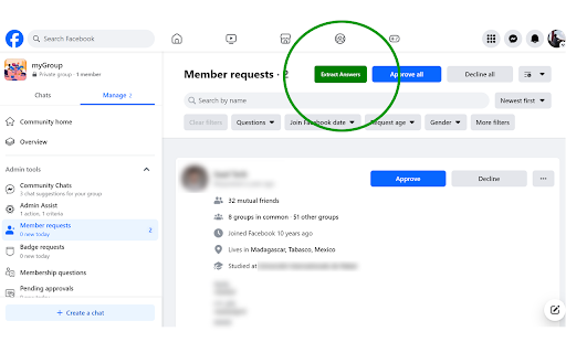JoinQuest Collector  from Chrome web store to be run with OffiDocs Chromium online