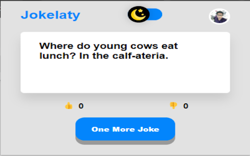 Jokelaty from Chrome web store to be run with OffiDocs Chromium online Jokelaty from Chrome web store to be run with OffiDocs Chromium online
