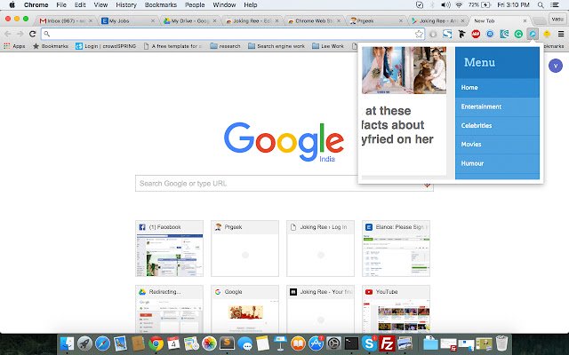 Joking Ree  from Chrome web store to be run with OffiDocs Chromium online