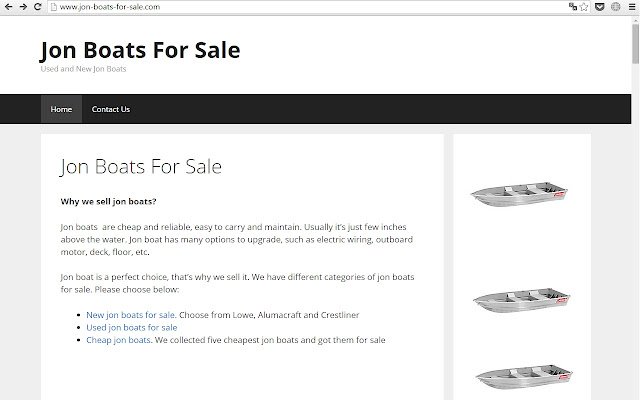 Jon Boats For Sale mula sa Chrome web store na tatakbo sa OffiDocs Chromium online