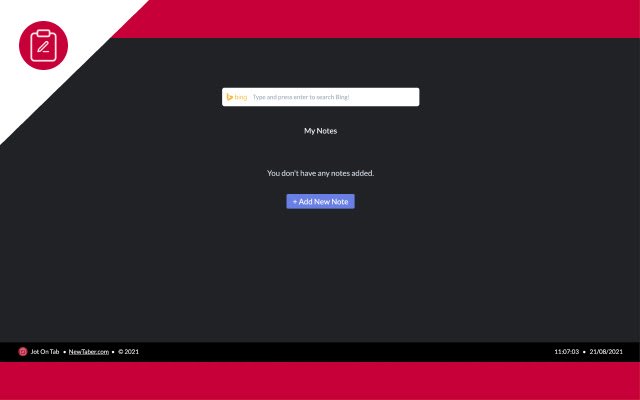 Jot On Tab  from Chrome web store to be run with OffiDocs Chromium online
