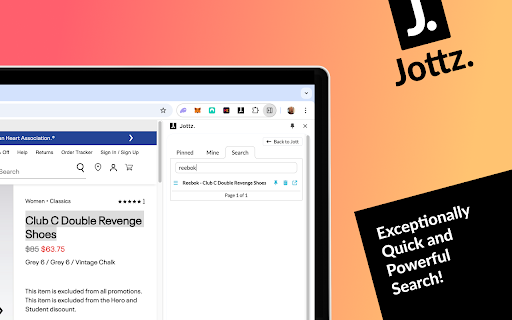 Jottz.  from Chrome web store to be run with OffiDocs Chromium online