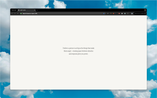 Joyful quotes  from Chrome web store to be run with OffiDocs Chromium online