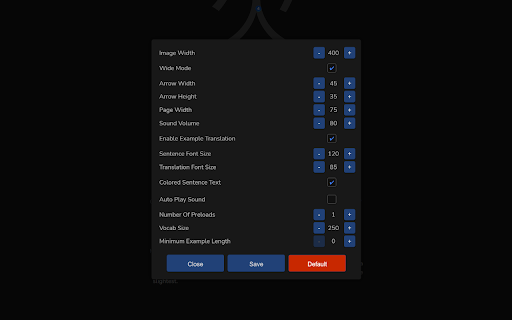 JPDB Immersion Kit Examples  from Chrome web store to be run with OffiDocs Chromium online