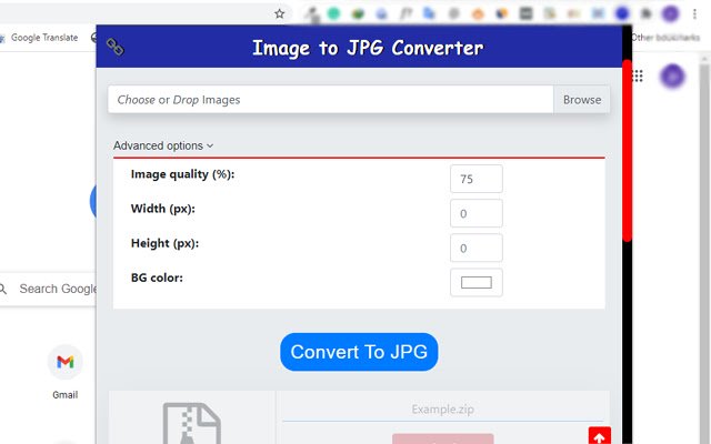 JPG Converter | Image to .JPG Converter  from Chrome web store to be run with OffiDocs Chromium online